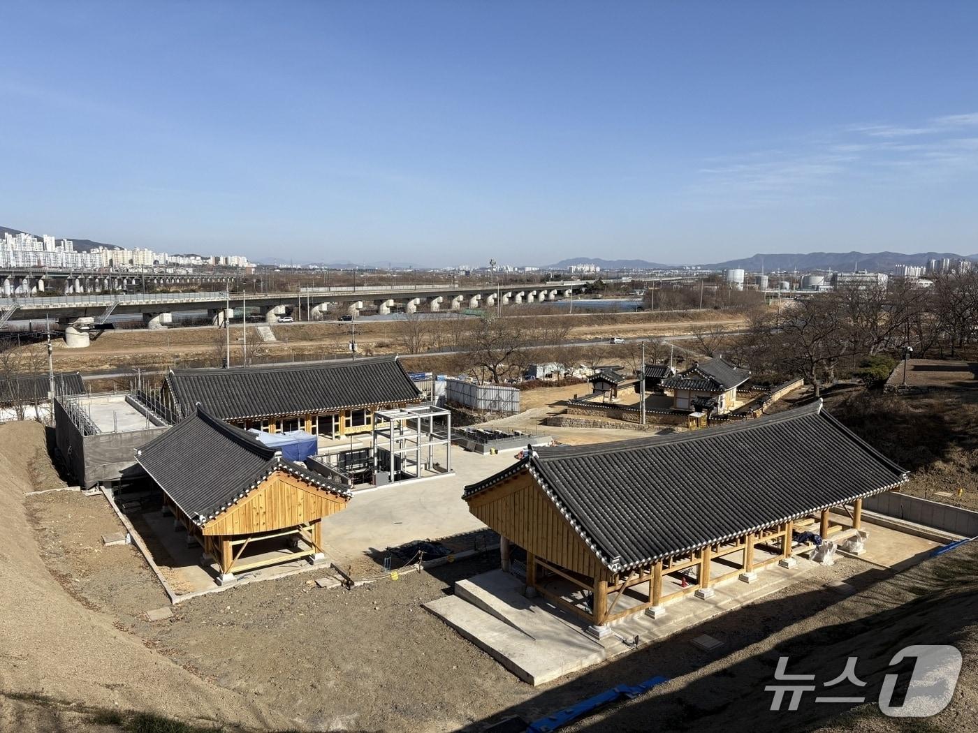 본문 이미지 - 대구 수성구 고산서당 전통문화교육관 공사 현장(대구 수성구 제공. 재판매 및 DB금지)