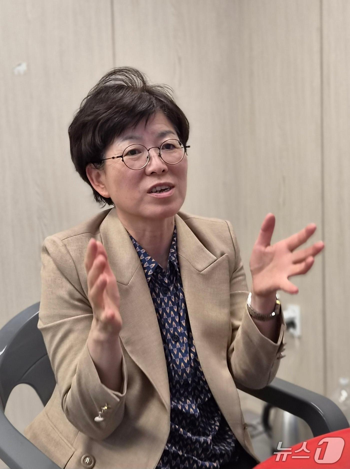 본문 이미지 - 김경지 더불어민주당 부산 금정구청장 예비후보. 2026.5.6/뉴스1 ⓒ News1 임순택 기자