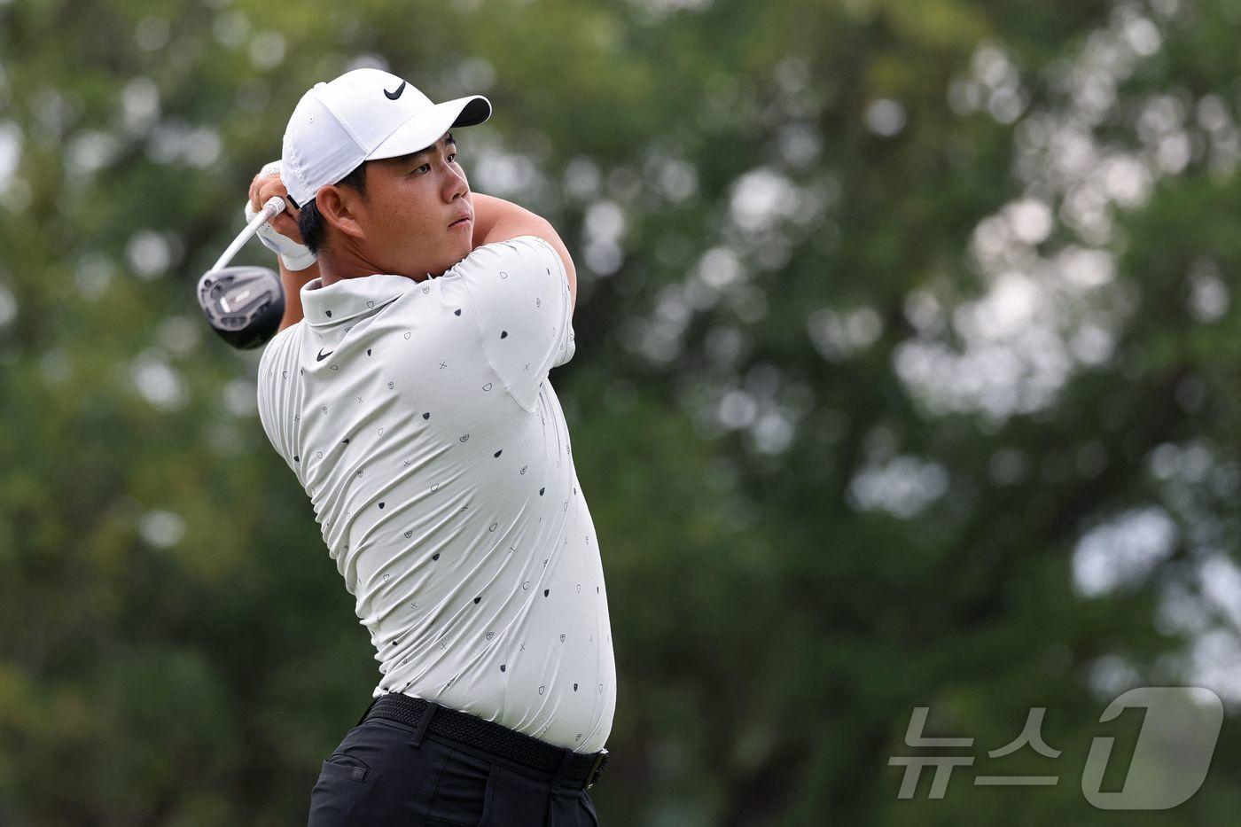 본문 이미지 - 미국프로골프(PGA) 투어 김주형.  ⓒ AFP=뉴스1
