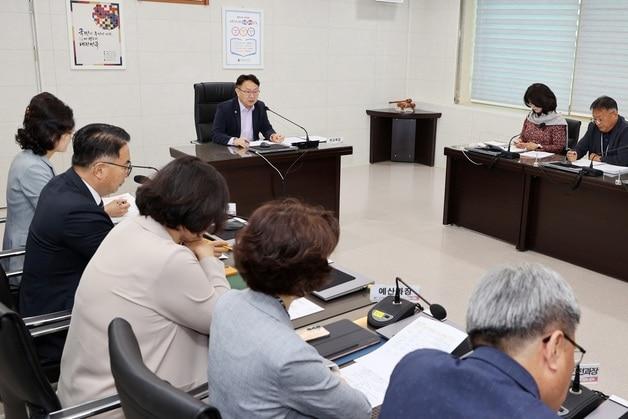 본문 이미지 - 충북교육청 기획회의.(충북교육청 제공. 재판매 및 DB금지)/뉴스1