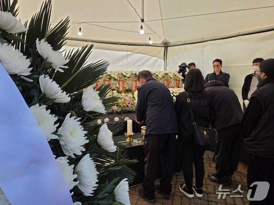 본문 이미지 - 대전 안전공업 공장 화재 희생자 합동분향소 모습.(대전시 제공. 재판매 및 DB금지)/뉴스1