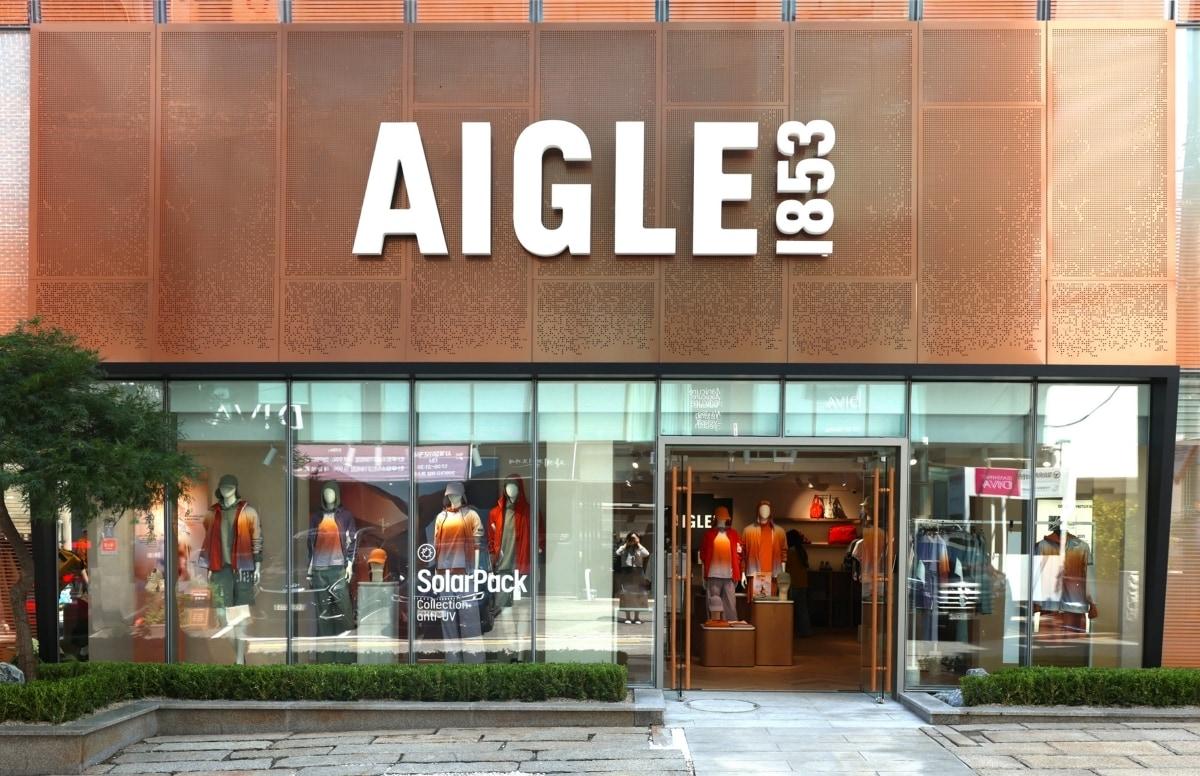본문 이미지 - '에이글'(AIGLE) 도산점 전경(롯데홈쇼핑 제공)