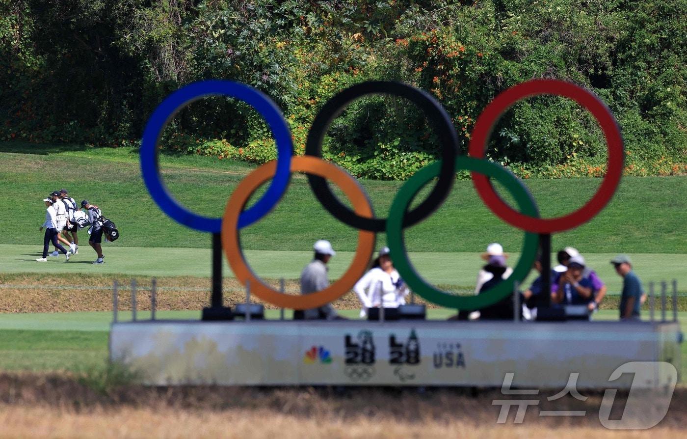 본문 이미지 - 2028 LA 올림픽 골프가 열리는 리비에라 컨트리클럽. ⓒ AFP=뉴스1