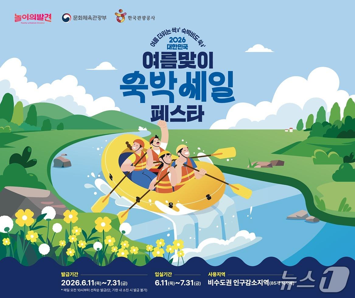 본문 이미지 - 놀이의발견 '2026 대한민국 여름맞이 숙박세일페스타'.(웅진컴퍼스 제공)