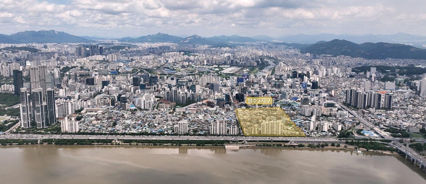 본문 이미지 - 성수3지구 항공사진.(삼성물산 제공)뉴스1ⓒ news1