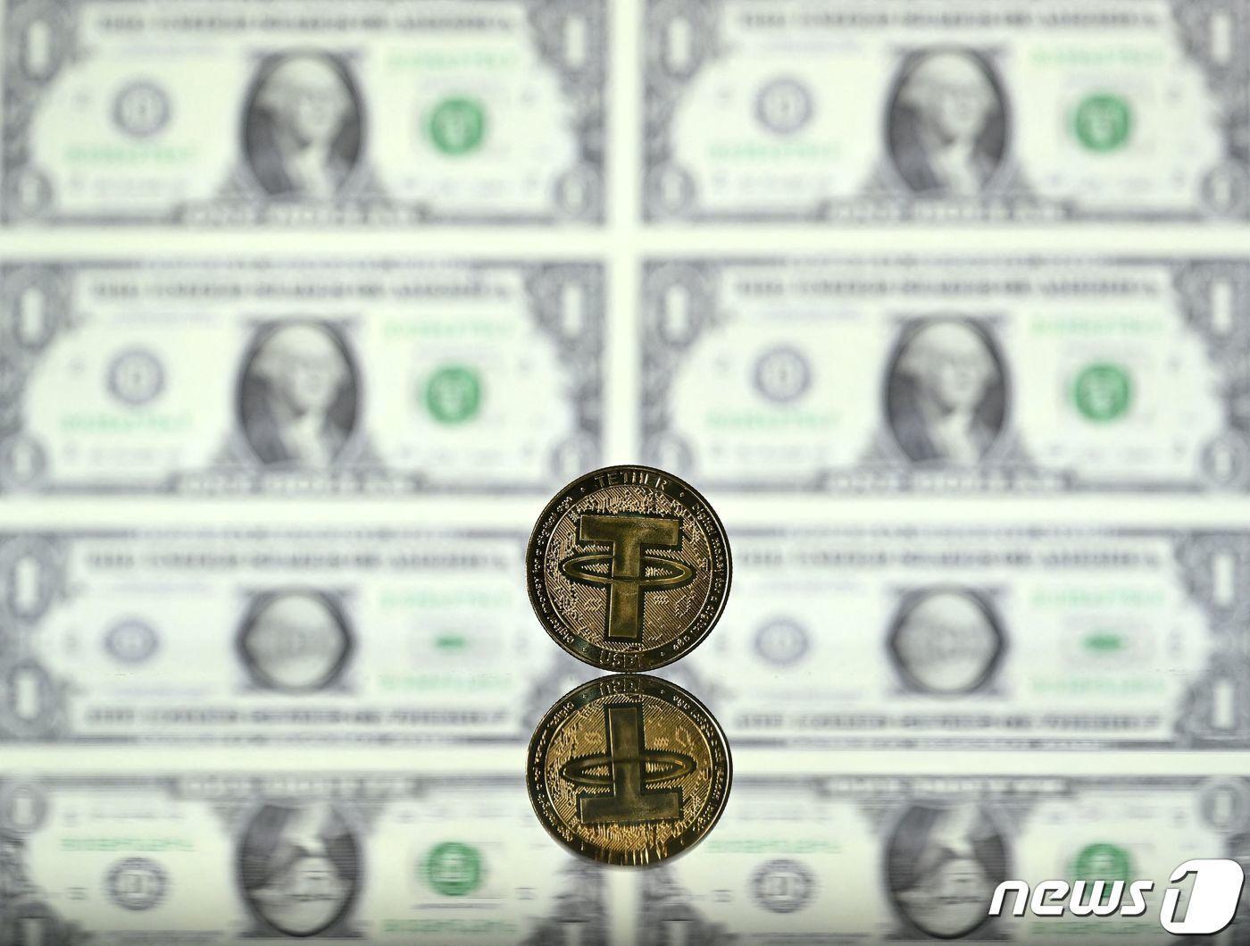 본문 이미지 -  가상자산 테더(USDT). ⓒ AFP=뉴스1