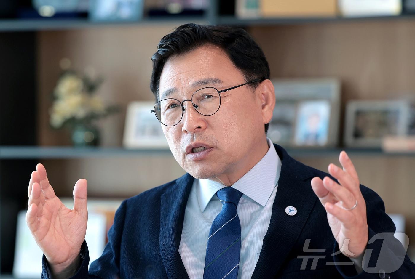 본문 이미지 - 정근식 서울시교육감이 12일 서울 용산구 서울시교육청에서 뉴스1과 인터뷰를 하고 있다. ⓒ 뉴스1 권현진 기자
