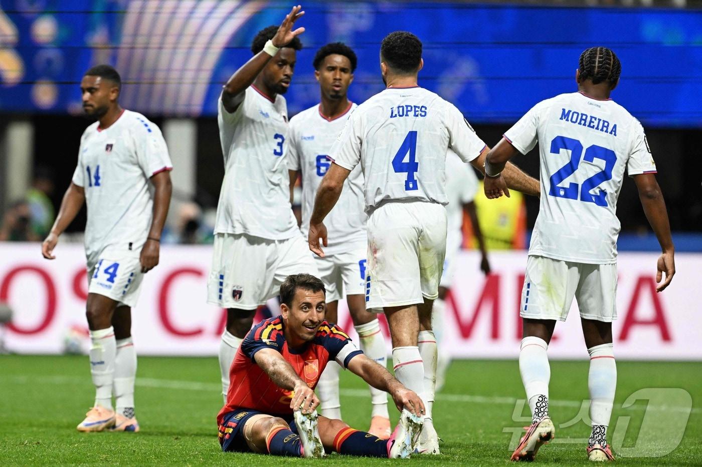 본문 이미지 - 스페인이 2026 국제축구연맹(FIFA) 북중미 월드컵에서 카보베르데와 무승부에 그쳤다. ⓒ AFP=뉴스1