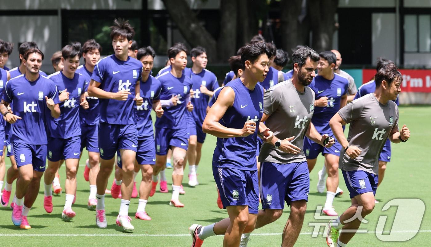 본문 이미지 - 2026 북중미 월드컵에 출전하는 대한민국 축구 국가대표팀 선수들.  ⓒ 뉴스1 임세영 기자