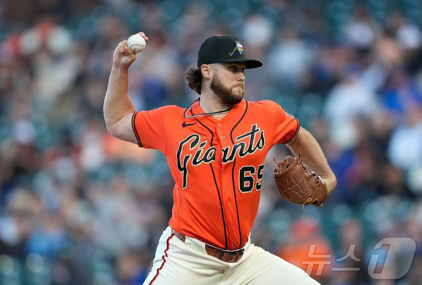 본문 이미지 - MLB 샌프란시스코 투수 랜던 루프. ⓒ AFP=뉴스1
