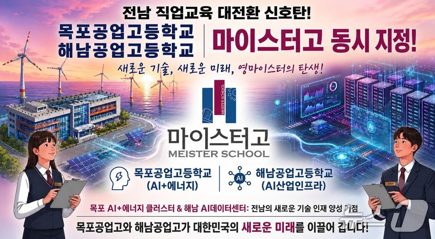 본문 이미지 - 신규 마이스터고 지정 관련 이미지(전남도교육청 제공, 재판매 및 DB 금지)/뉴스1 