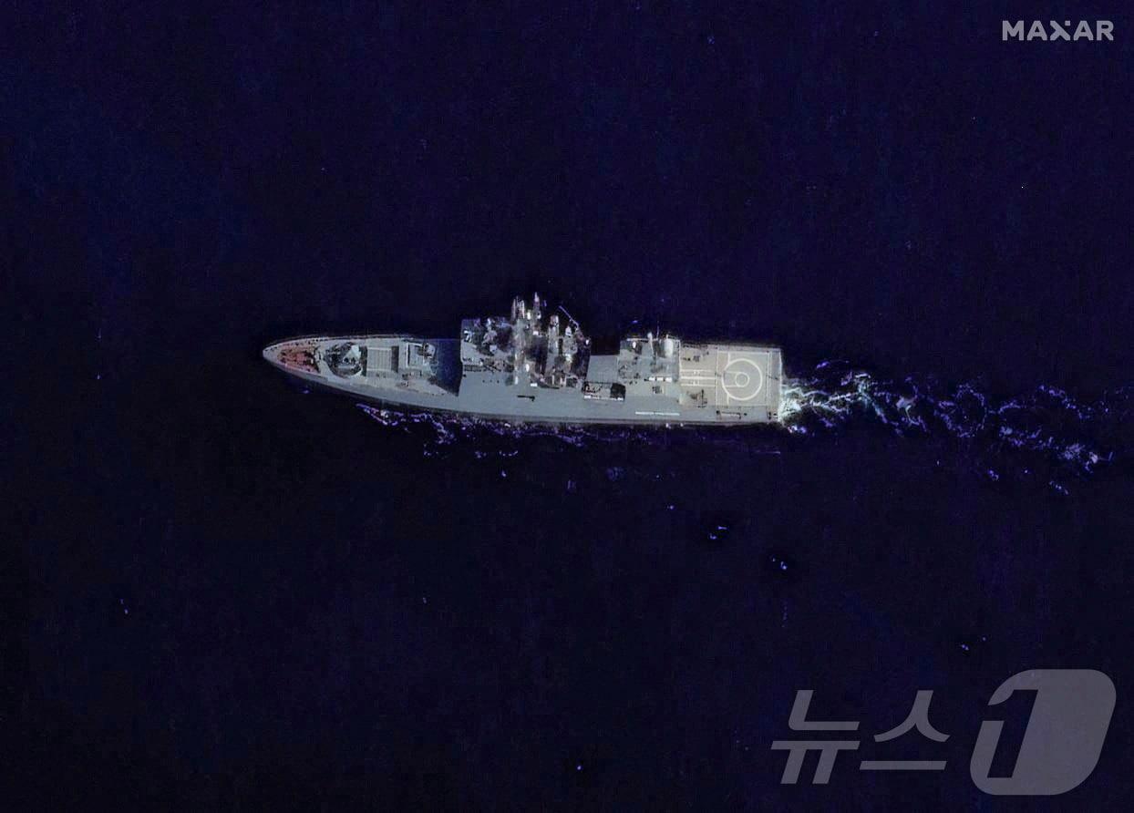 본문 이미지 - 러시아 아드미랄 그리고로비치함. 2024.12.13 ⓒ 로이터=뉴스1 (자료사진)