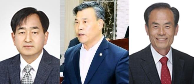 본문 이미지 - 왼쪽부터 보은 이경노·옥천 안효익·영동 김오봉 당선인.(자료사진)/뉴스1 