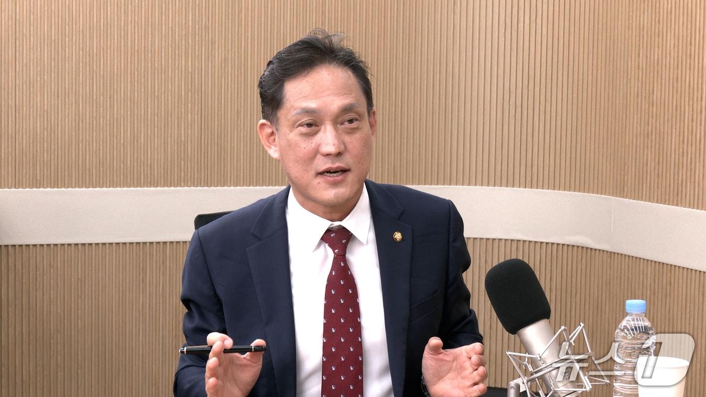 본문 이미지 - 뉴스1TV '팩트앤뷰'에 출연한 김태규 국민의힘 의원. 2026.6.18./뉴스1