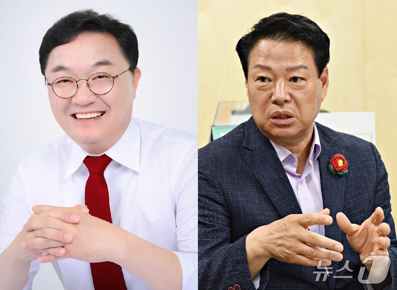 본문 이미지 - 김현수 하동군수·박성현 광양시장 당선인. 뉴스1 DB