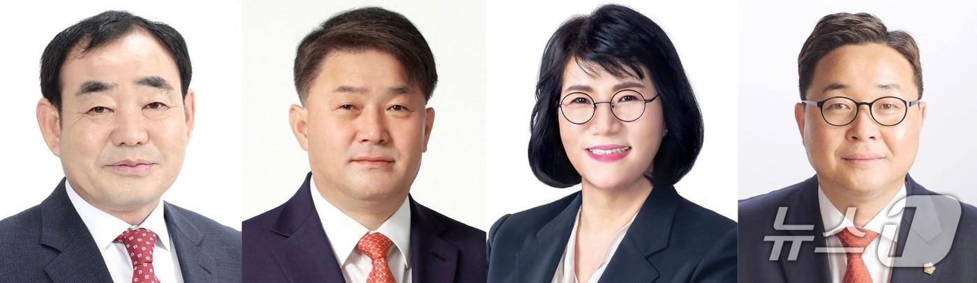 본문 이미지 - 왼쪽부터 울산시의회 김기환·이성룡·이영해·권태호 의원(울산시의회 제공. 재판매 및 DB금지)/뉴스1