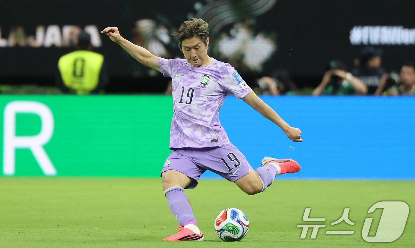 본문 이미지 - 대한민국 축구국가대표팀 이강인. ⓒ 뉴스1 박지혜 기자