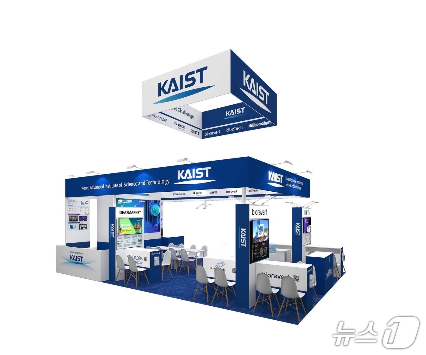 본문 이미지 - 바이오 USA 2026 KAIST 단독 전시관 조감도(KAIST 제공) /뉴스1