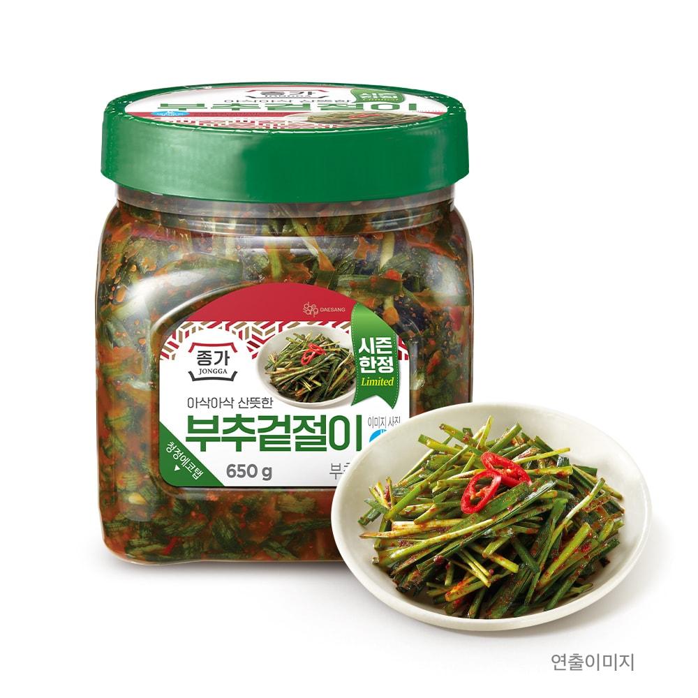본문 이미지 - 부추겉절이 제품 사진.(대상 제공)