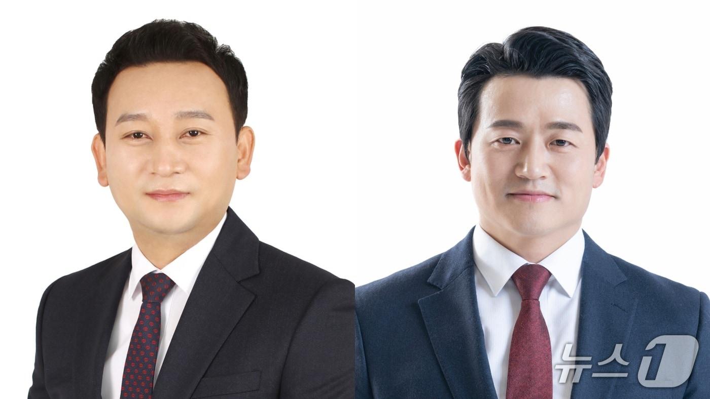 본문 이미지 - 김태욱(왼쪽), 문기호 국민의힘 당선인.(울산 중구의회 제공. 재판매 및 DB금지)/뉴스1