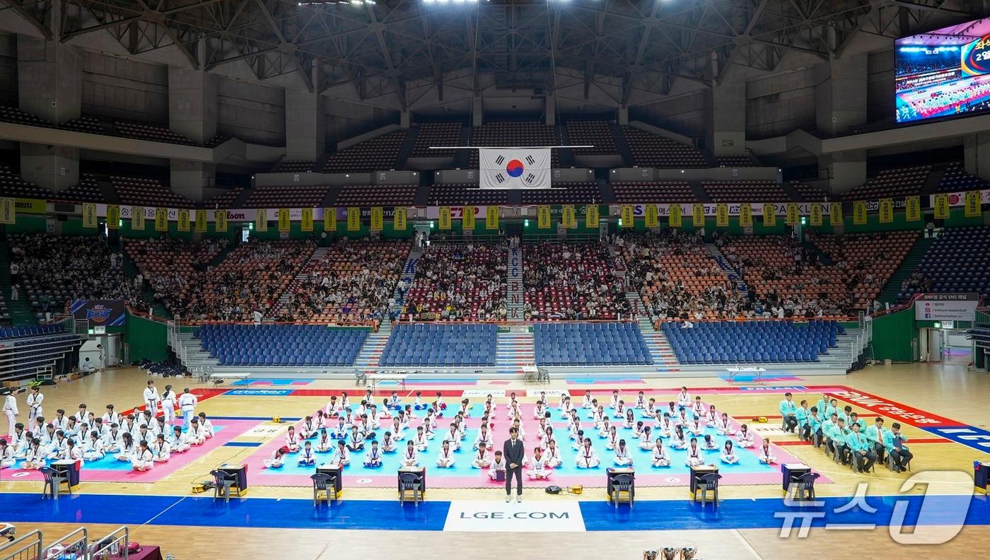 본문 이미지 - 제24회 동래구청장배 태권도대회 현장 사진.(동래구 제공. 재판매 및 DB금지)