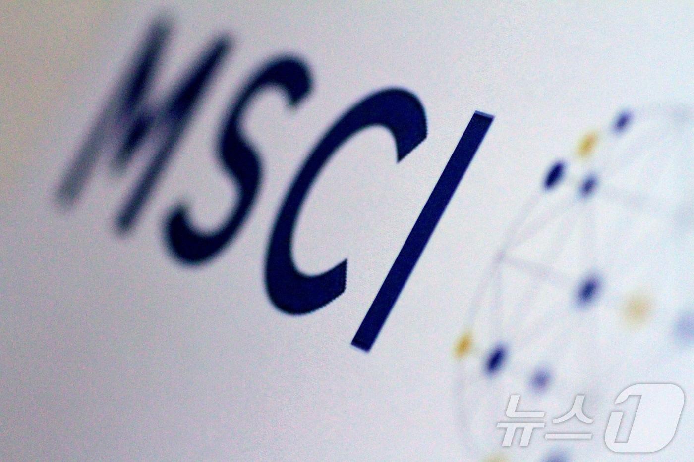 본문 이미지 - MSCI 로고. 2025.05.14. ⓒ 로이터=뉴스1
