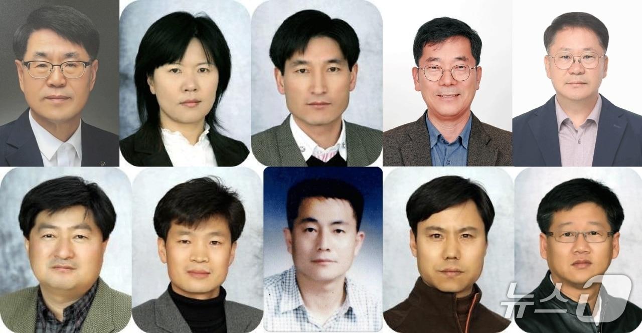 본문 이미지 - 괴산군 상반기 퇴임 공무원.(괴산군 제공. 재판매 및 DB금지)/뉴스1