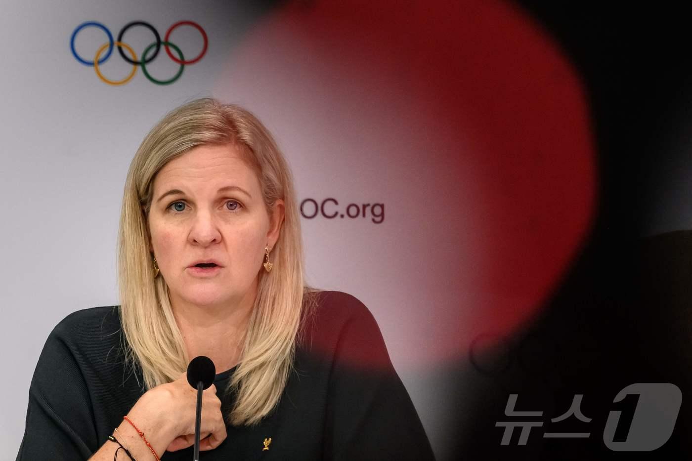 본문 이미지 - 코번트리 IOC 위원장. ⓒ AFP=뉴스1