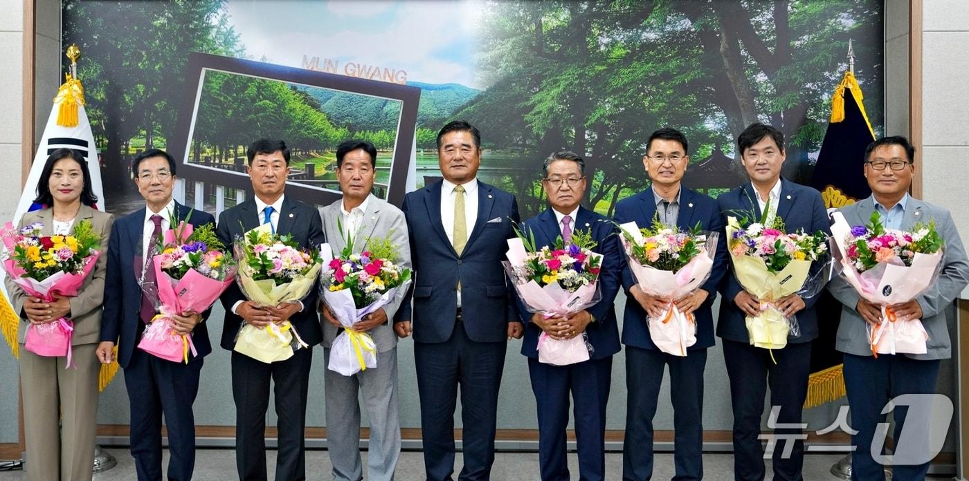 본문 이미지 - 10대 괴산군의회 의원 당선인 상견례.(괴산군의회 제공. 재판매 및 DB금지)/뉴스1