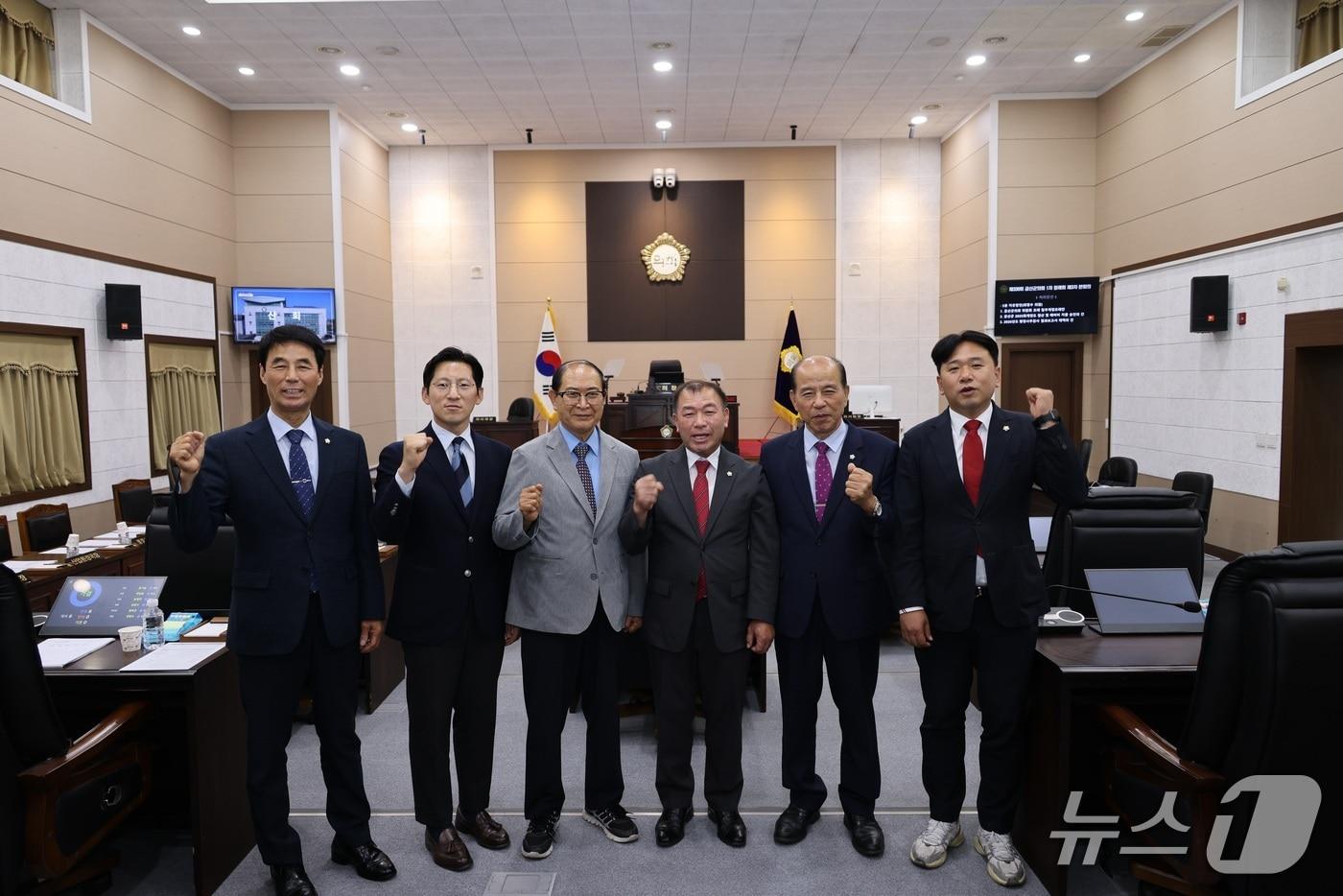 본문 이미지 - 제9대 금산군의회가 제338회 제1차 정례회를 끝으로 4년간의 공식 의정활동을 마무리했다.(금산군의회 제공.재판매 및 DB금지)/뉴스1