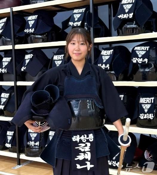 본문 이미지 - 전주 혜성중학교 3학년 김채나 선수.(전북체육회 제공, 재판매 및 DB 금지)/뉴스1
