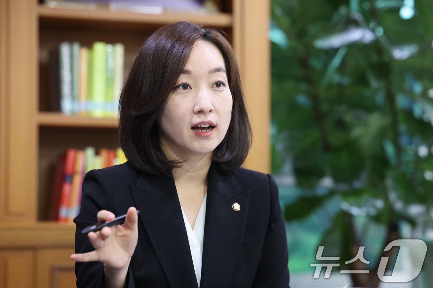 본문 이미지 - 전은수 더불어민주당 의원. 2026.6.25 ⓒ 뉴스1 신웅수 기자