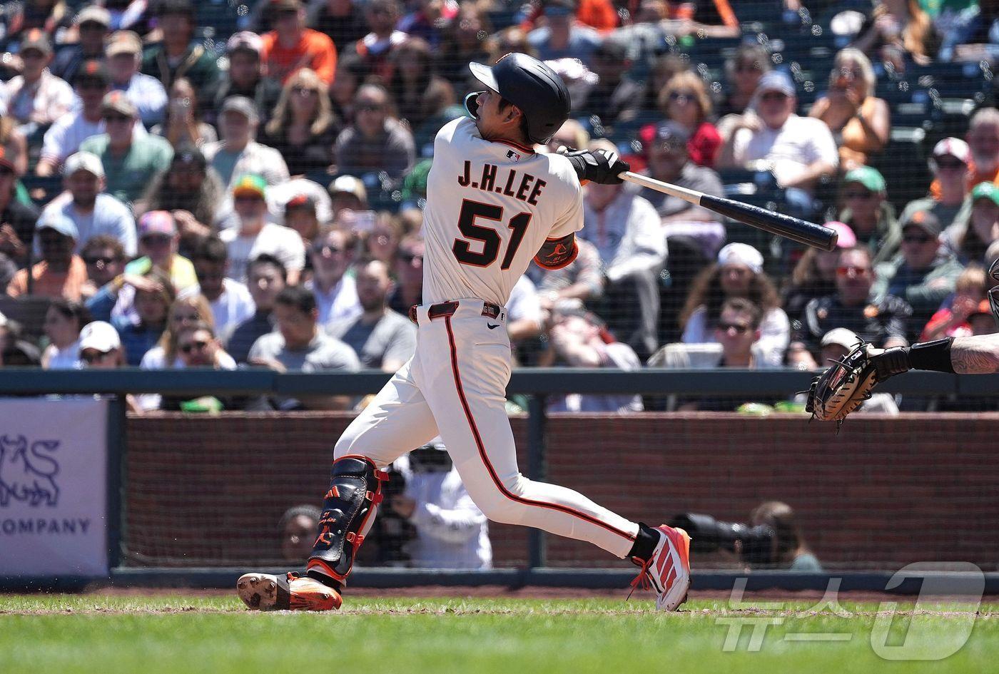 본문 이미지 -  MLB 샌프란시스코 이정후. ⓒ AFP=뉴스1
