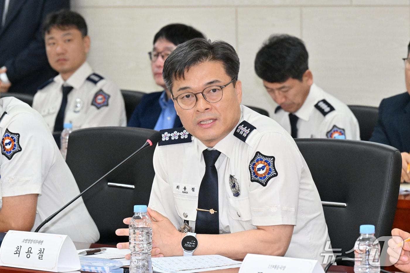 본문 이미지 - 최용철 소방청장 직무대행.(소방청 제공)