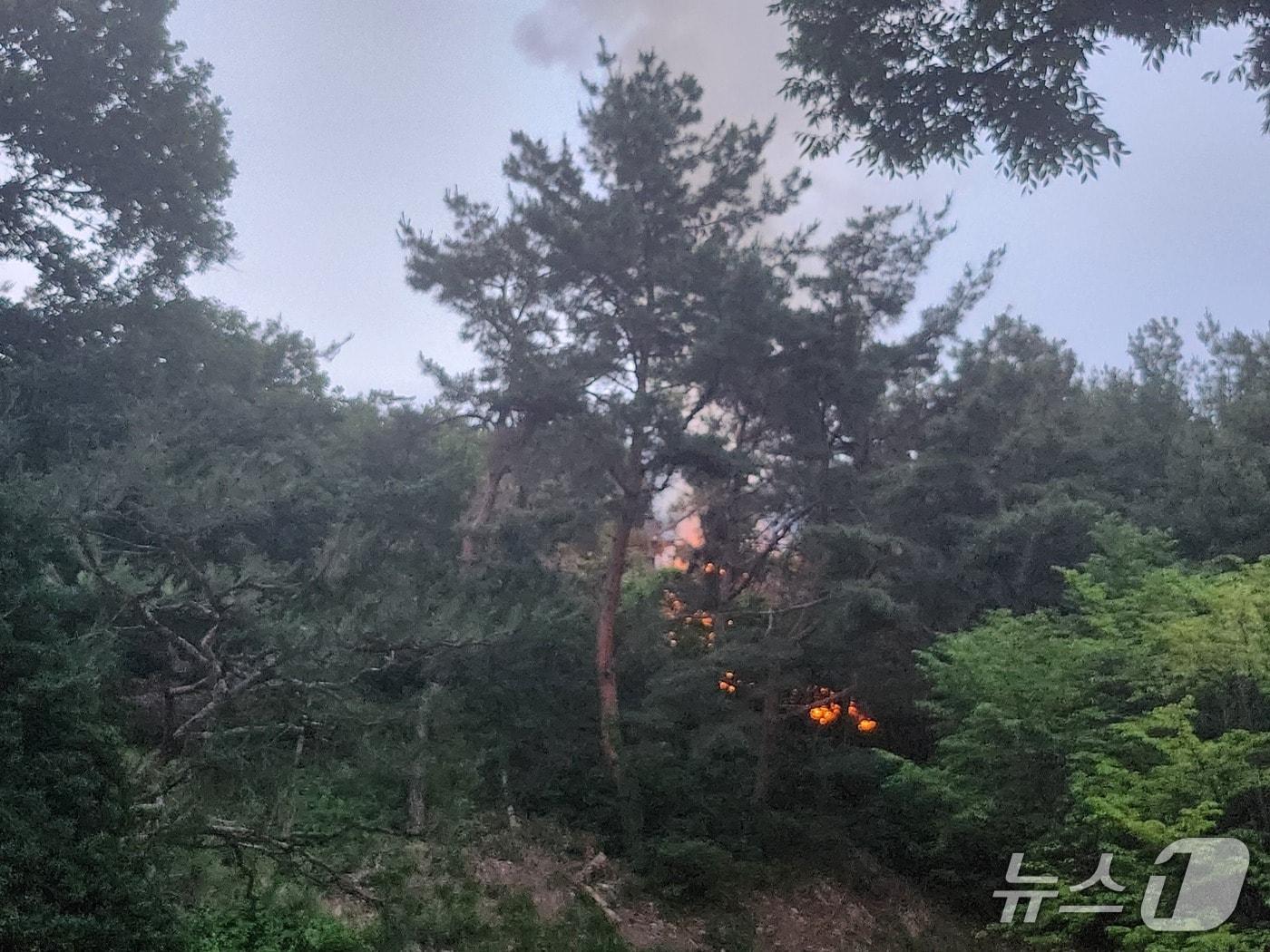 본문 이미지 - 화재 현장. (독자 제공. 재판매 및 DB 금지) 2026.6.3/뉴스1