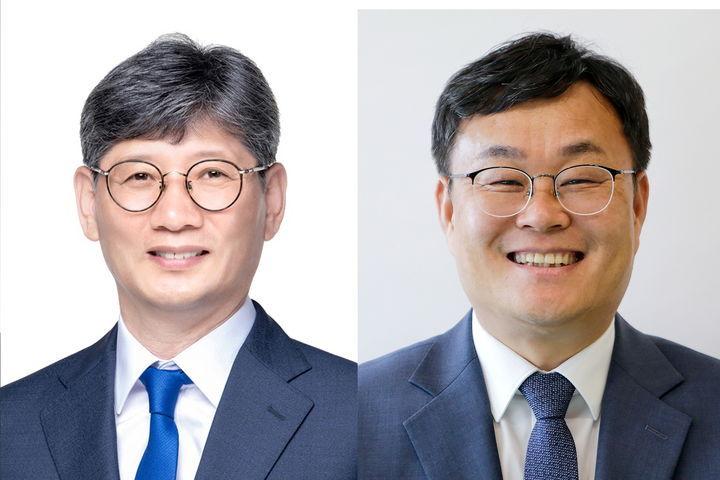 본문 이미지 - 왼쪽부터 최훈식, 장영수 장수군수 후보/뉴스1