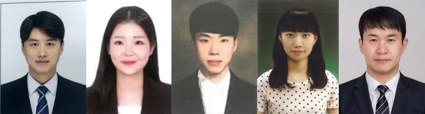 본문 이미지 - 왼쪽부터 김민재, 박지혜, 이인용, 김하란, 박재규 주무관(보은군 제공. 재판매 및 DB금지)/뉴스1 