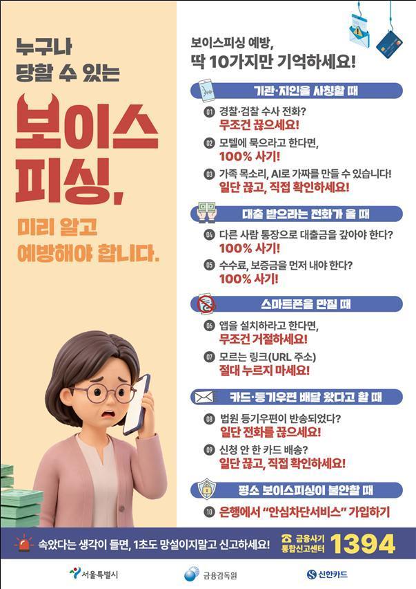 본문 이미지 - 보이스피싱 피해예방 기본 수칙.