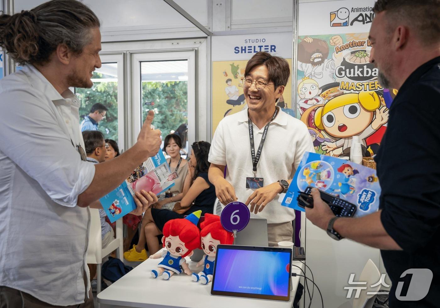 본문 이미지 - 문화체육관광부와 한국콘텐츠진흥원은 '2026 안시 국제 애니메이션 마켓'에서 한국공동관을 지난 23일부터 26일까지 프랑스 안시에서 운영했다.