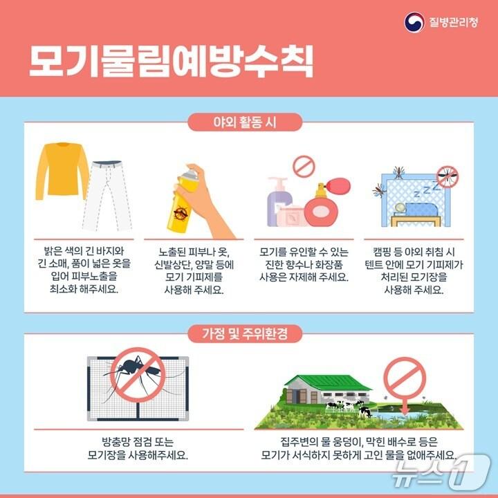 본문 이미지 - 강원도보건환경연구원, 모기 주의 당부 포스터.(강원도 제공, 재판매 및 DB금지)