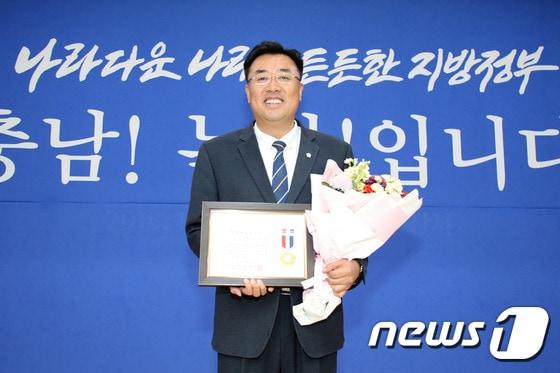 본문 이미지 -  더불어민주당 김기재 당진시장 후보. / 뉴스1