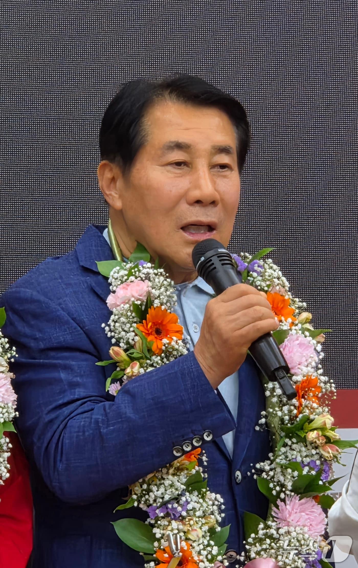 본문 이미지 - 나동연 국민의힘 양산시장 당선인. 2026.6.4/뉴스1 ⓒ News1 임순택 기자