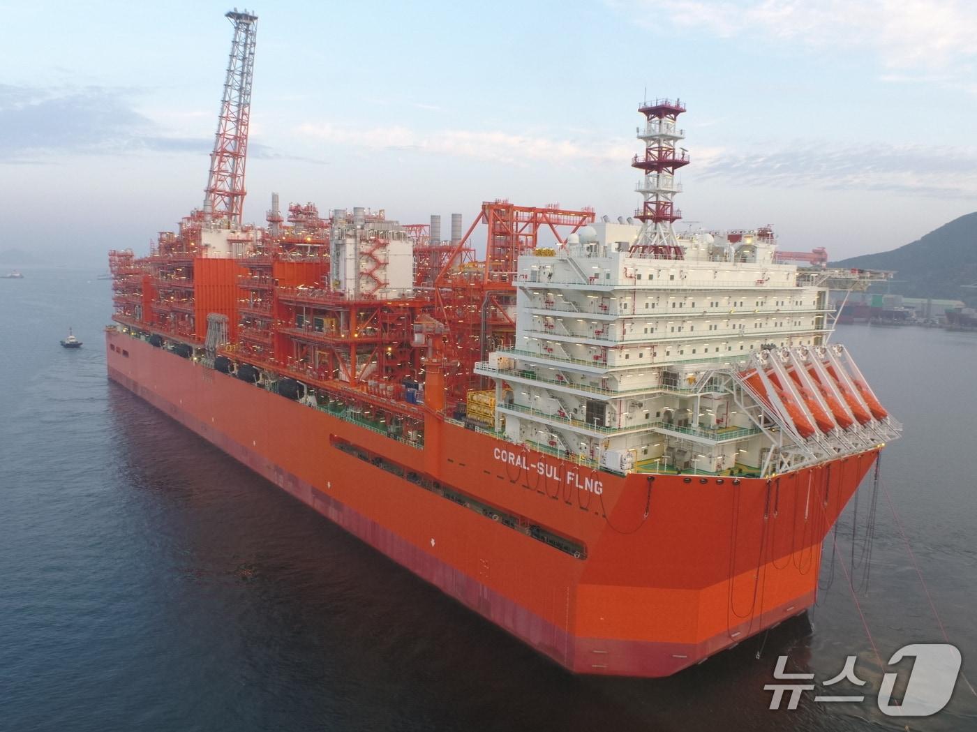 본문 이미지 - 삼성중공업의 FLNG.(삼성중공업 제공) 