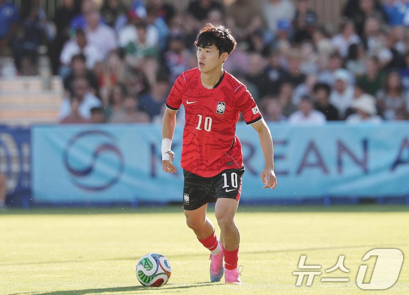 본문 이미지 - 대한민국 축구대표팀 이기혁 2026.6.4 ⓒ 뉴스1 임세영 기자