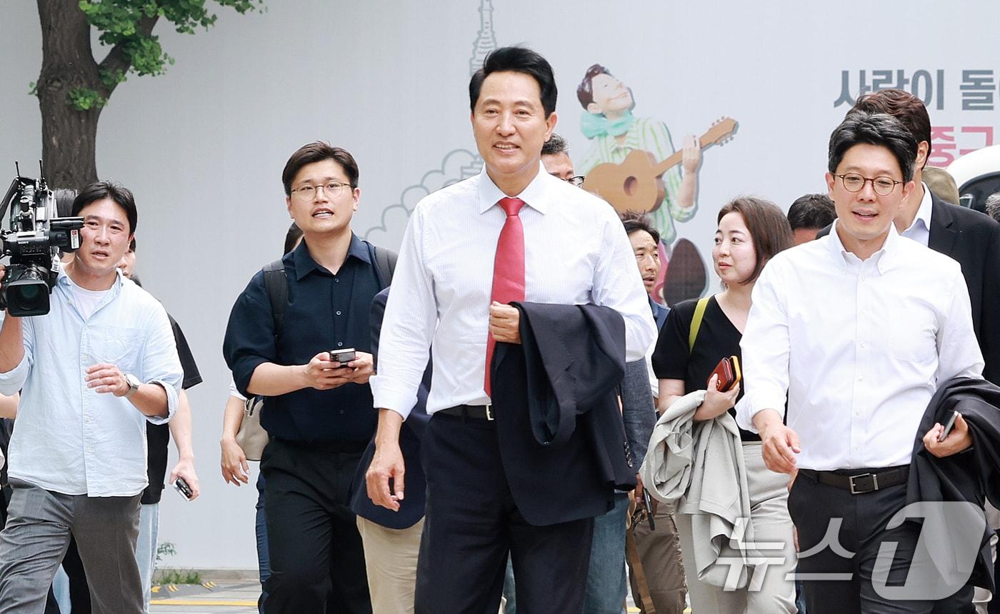 본문 이미지 - 오세훈 서울시장 2026.6.4 ⓒ 뉴스1 이호윤 기자