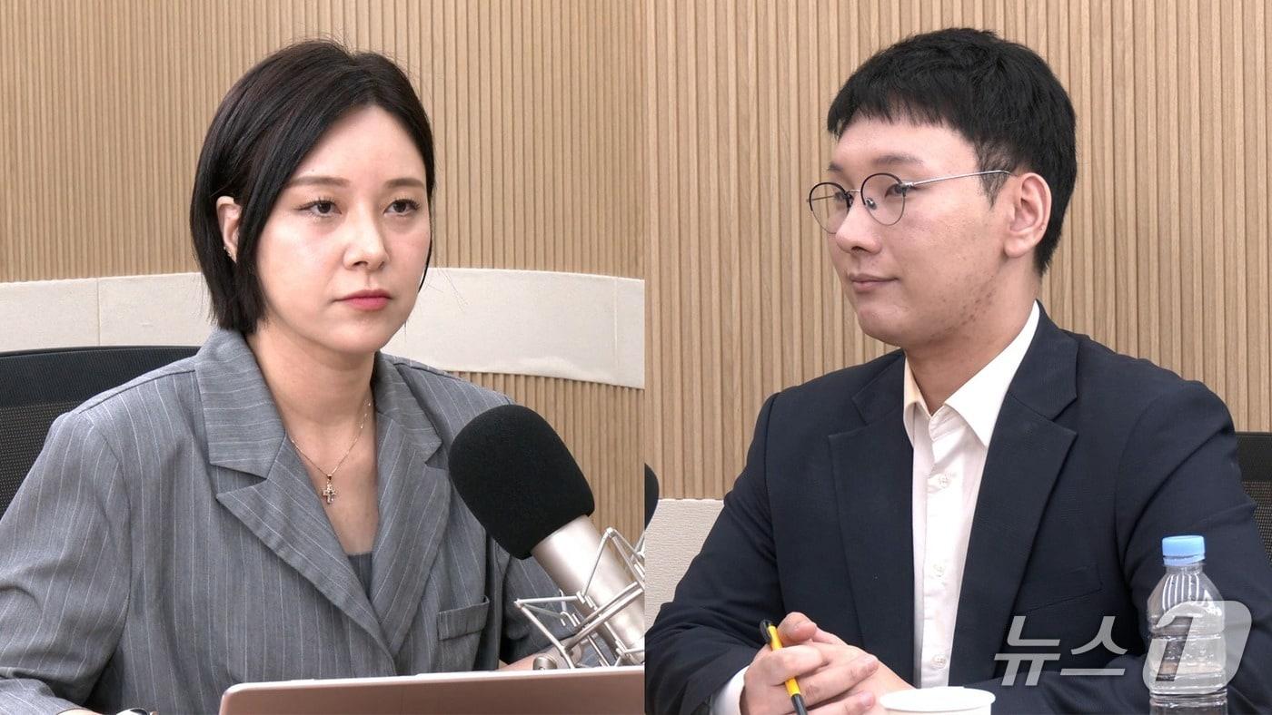 본문 이미지 - 뉴스1TV '팩트앤뷰'에 출연한 정은혜 전 더불어민주당 의원과 박민영 국민의힘 미디어대변인. 2026.6.4./뉴스1