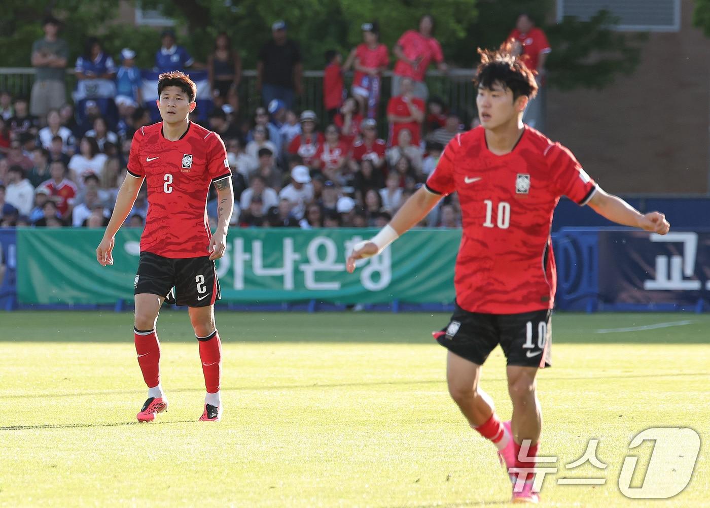 본문 이미지 - 김민재와 호흡을 맞춘 이기혁(오른쪽). 2026.6.4 ⓒ 뉴스1 임세영 기자