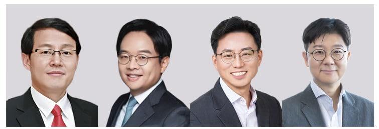 본문 이미지 - 왼쪽부터 임기호 고객 및 산업담당 대표, 김재환 부대표, 유원석 부대표, 차경민 부대표(PwC컨설팅 제공)