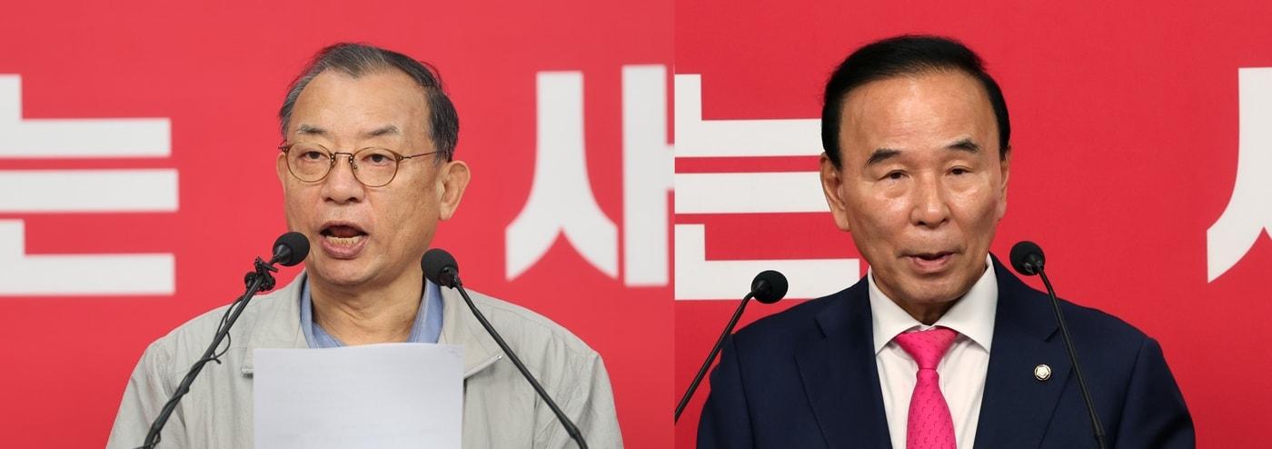 본문 이미지 - 국민의힘 이정현 전 공관위원장, 박덕흠 의원.(자료사진)/뉴스1