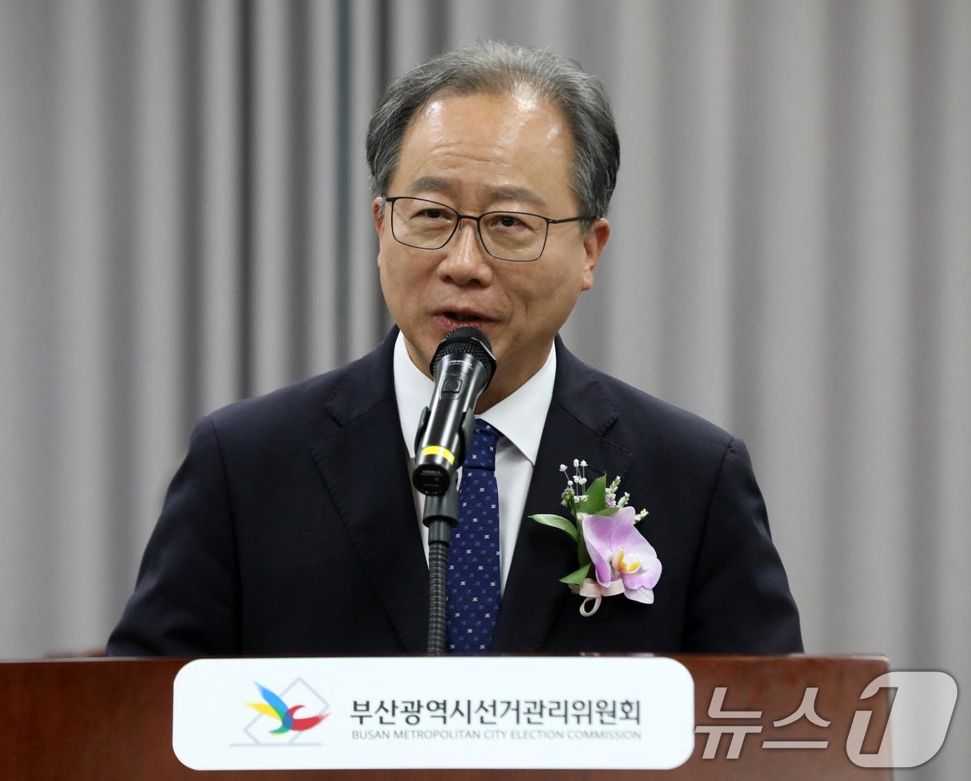 본문 이미지 - 김석준 부산시교육감. 2026.6.5 ⓒ 뉴스1 윤일지 기자